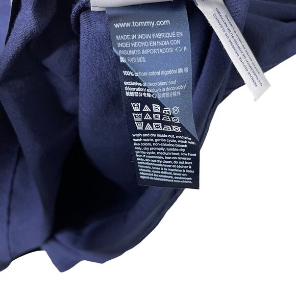 Tommy Hilfiger Mens Navy Blue T Shirt Size XL - Picture 3 of 9